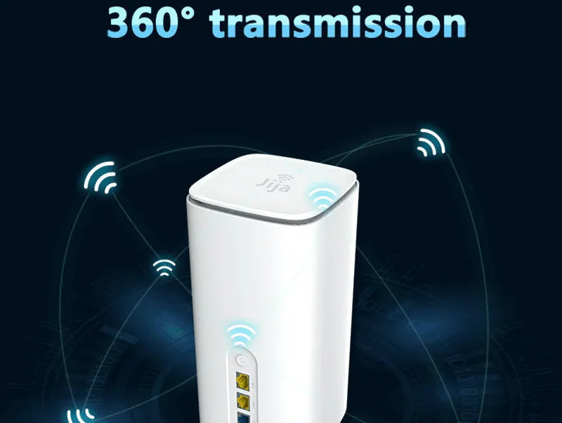 4G CPE wireless router with compact design measuring 51mm by 30mm by 5mm