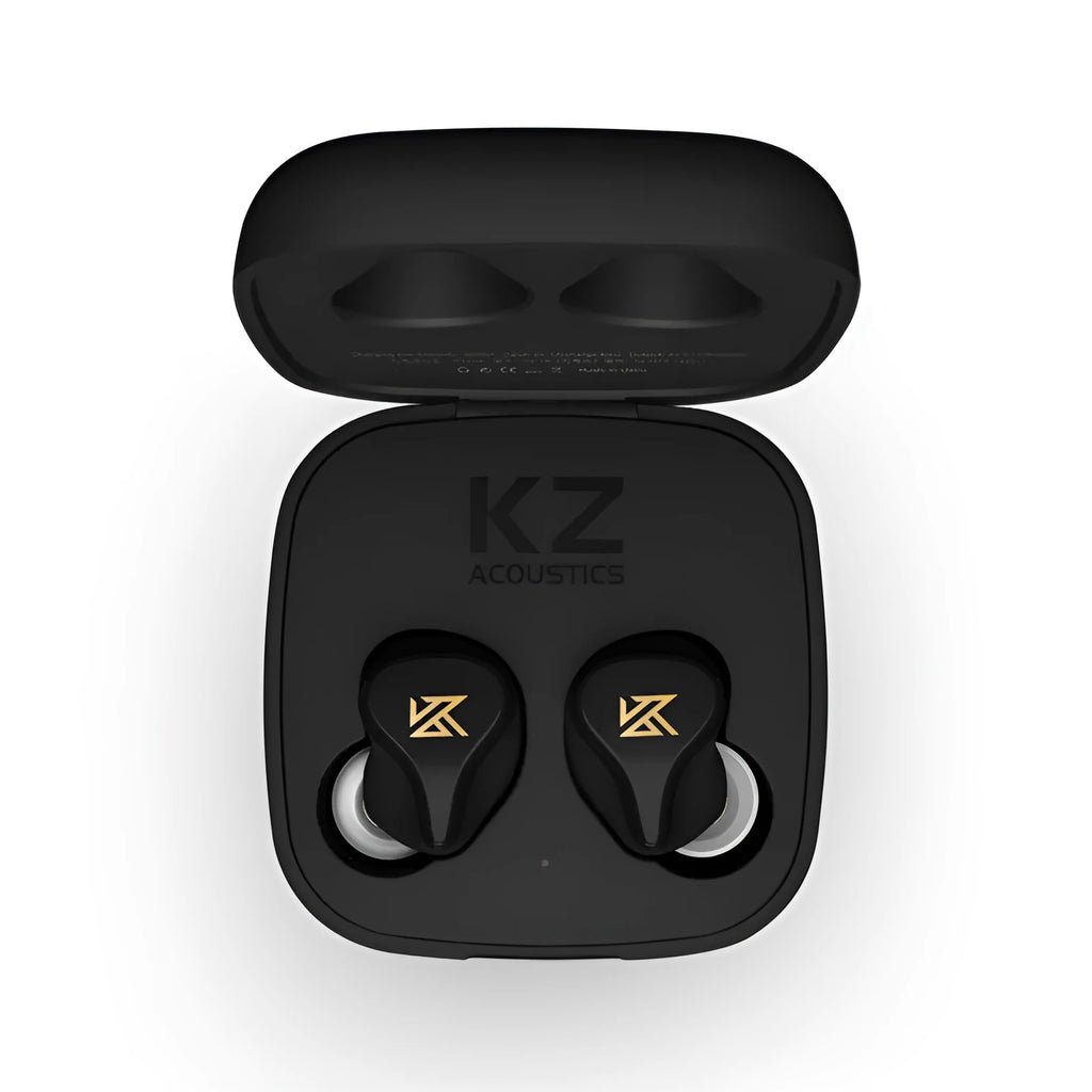Black or Green Z1 true wireless Bluetooth in-ear headphones with charging case