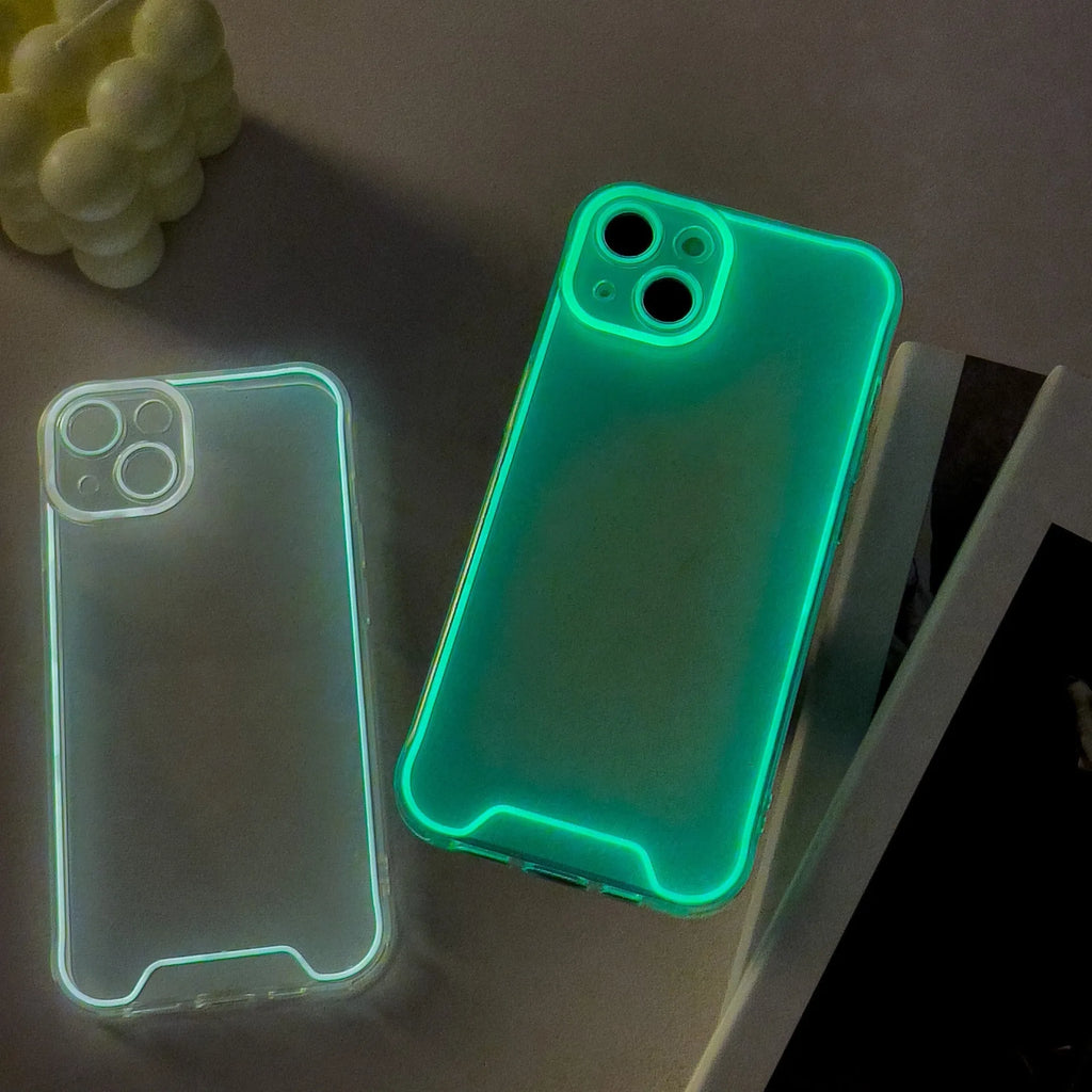 Glow in the dark soft TPU iPhone case for Christmas in multiple colours on iPhone 14 Pro Max