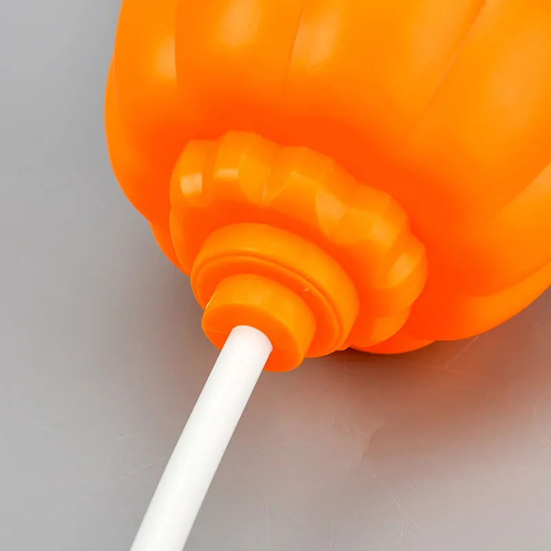 Pumpkin decorative lamp with USB cable and yellow or purple LED lighting options