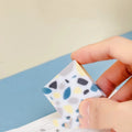 Brick-shaped white rubber eraser for student pencil correction and school supplies