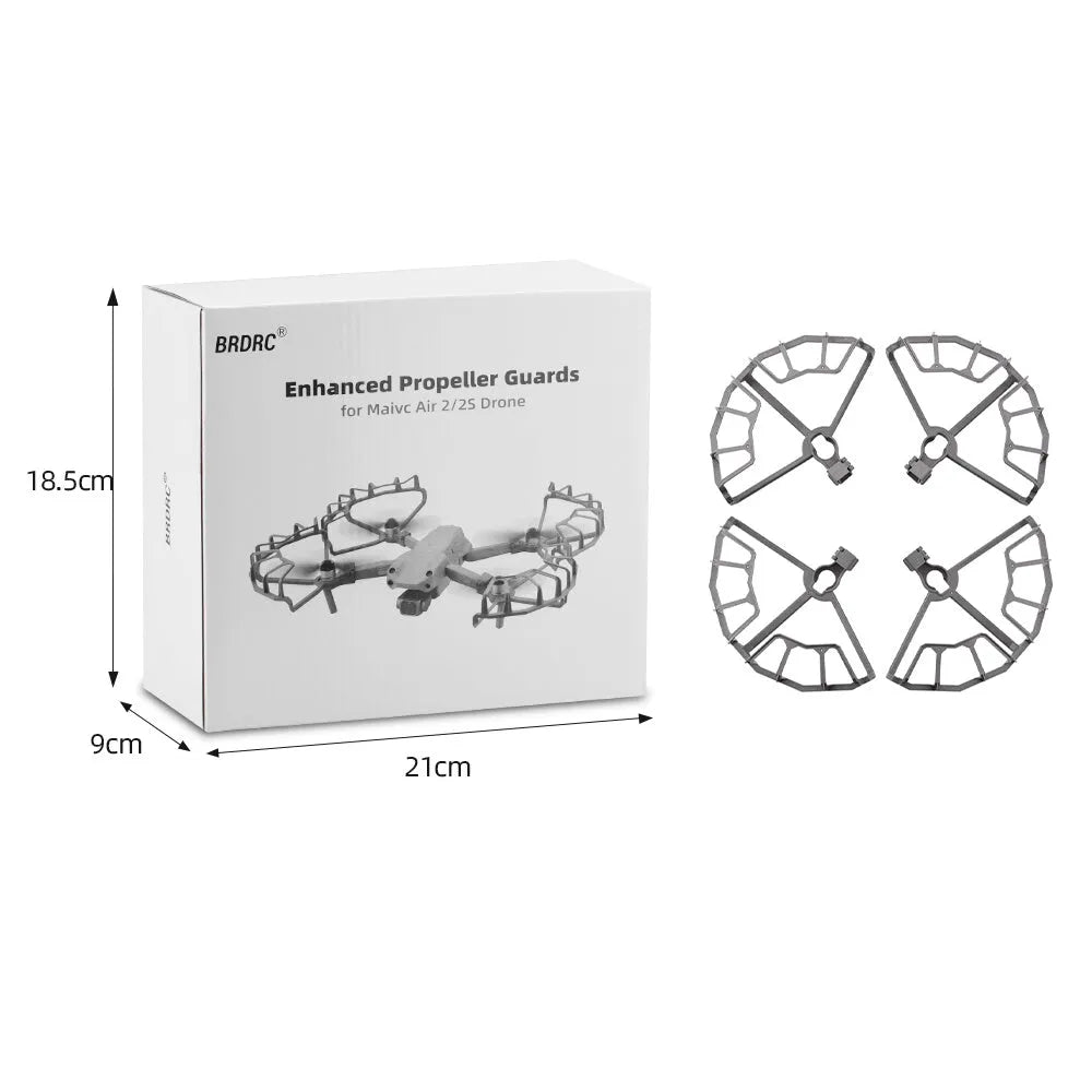 Grey ABS plastic propeller guard ring for DJI Mavic Air 2 and Air 2S drones.