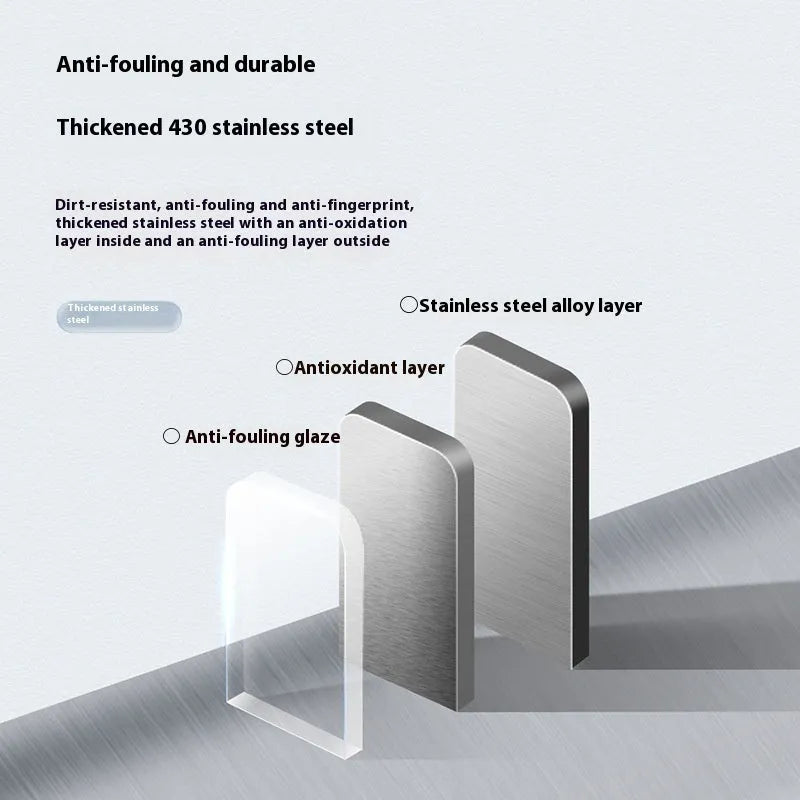 Stainless steel inductive smart trash can with square design and 26+ litre capacity