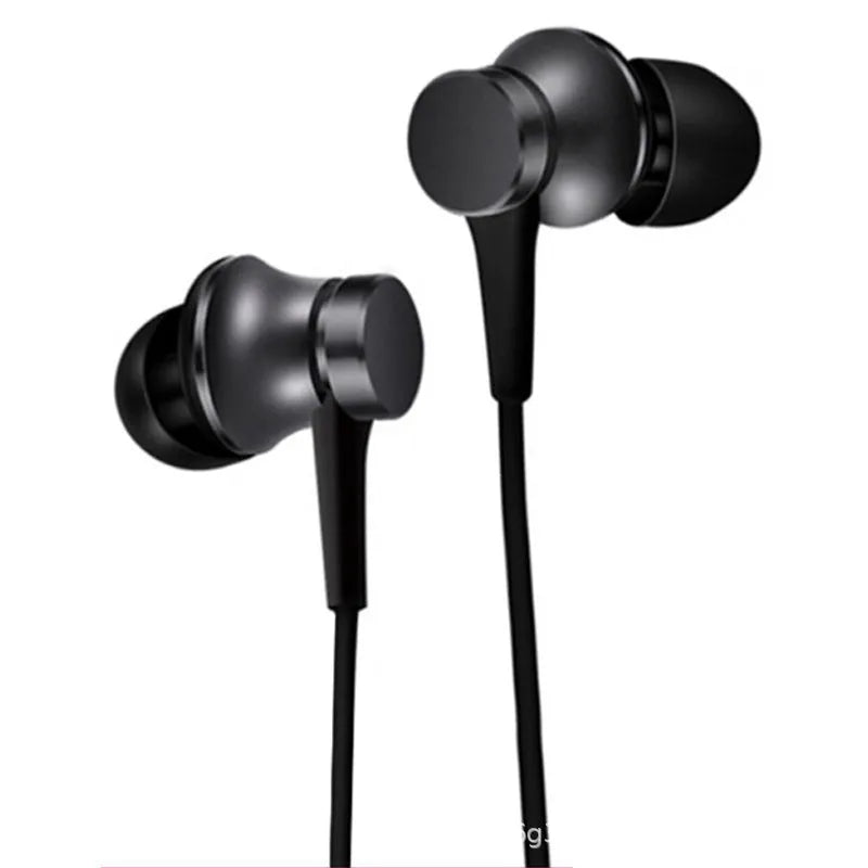Piston wired in-ear headphones with 3.5mm connector in black, blue and red colour options
