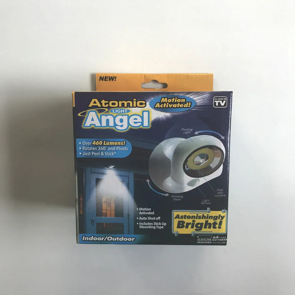 White ABS plastic induction table lamp measuring 13.3 x 9.8 x 15.8 cm