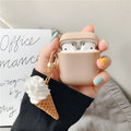 Photo colour cylinder silicone case for Apple AirPods 2 wireless Bluetooth headphones
