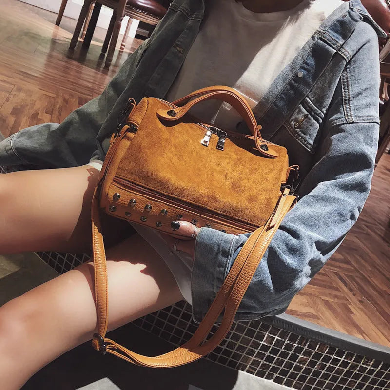 Soft PU leather women's casual tote shoulder bag in a choice of colours.