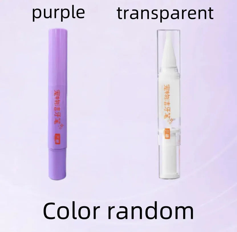 Pet toothbrush pen with 5ml whitening gel for dog and cat dental care