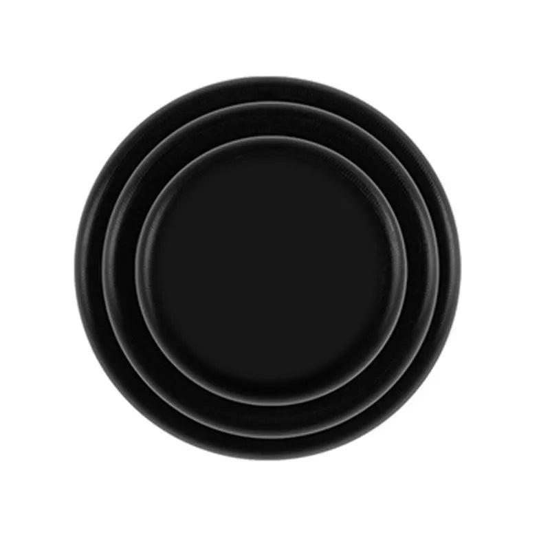 Black and luminous silicone car door shock absorber stickers for door edge protection.