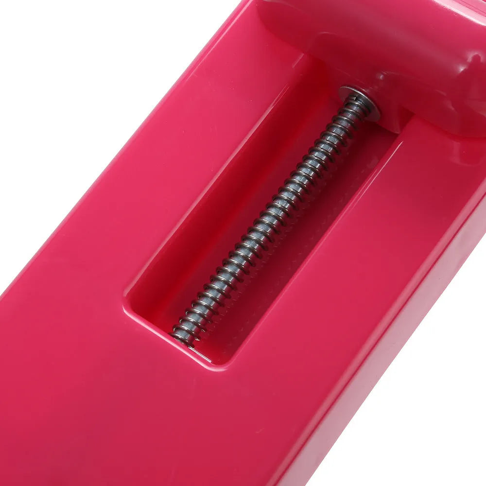 Pink and white flexible ballet foot trainer for rotation shaping and instep muscle exercise.