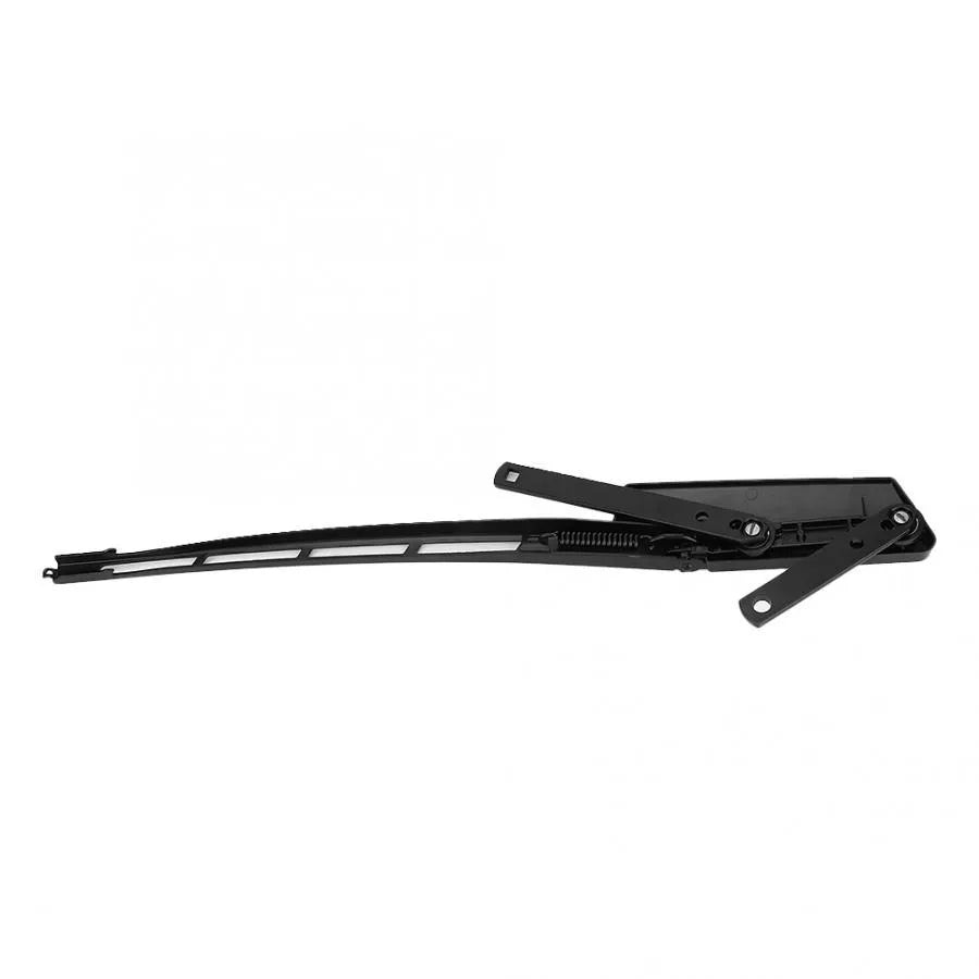 Right front wiper arm for Audi Q7 2007-2016 in black aluminium alloy with plastic shell