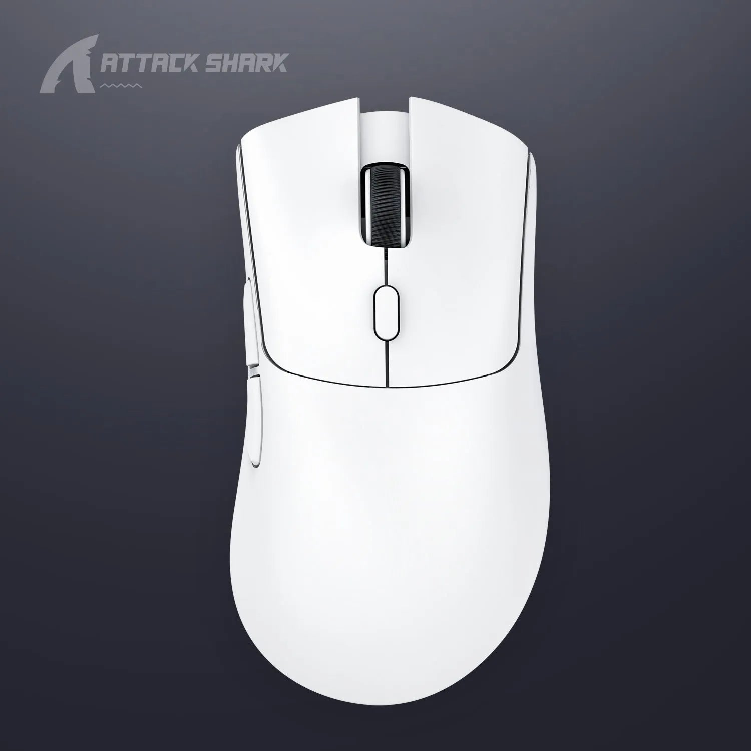 Attack Shark wireless three-mode gaming and office mouse in black, red, or white