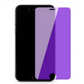 Tempered glass screen protector in violet light finish for Vivo smartphone, full-screen front film with anti-scratch and explosion-proof properties
