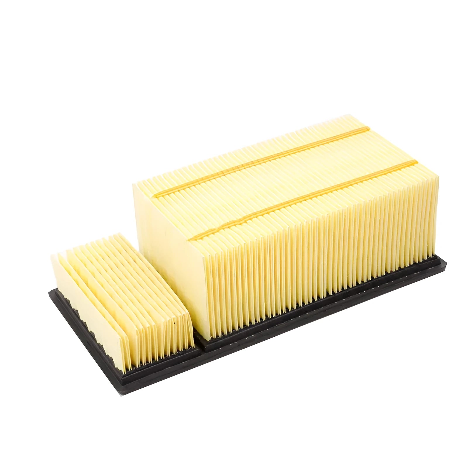Dodge Ram pickup truck replacement air filter cartridge showing dimensions