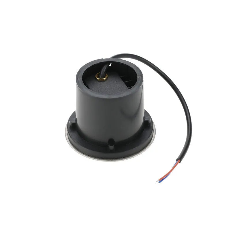 Round black LED COB underground light with stainless steel cover for outdoor garden lighting