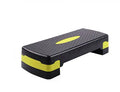 Grey Fit Step aerobics platform with non-slip surface measuring 68cm by 28cm