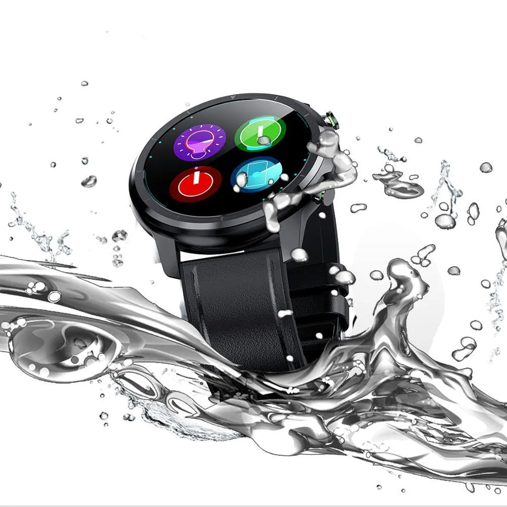 LEMFO LF26 smart bracelet showing 1.3 inch screen with touch and button controls
