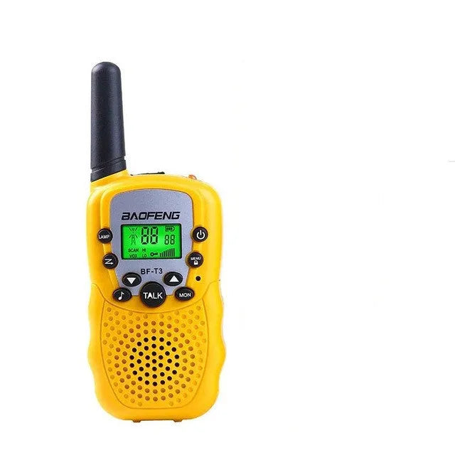 Children's walkie talkie handheld station in various colours with 22-channel capability