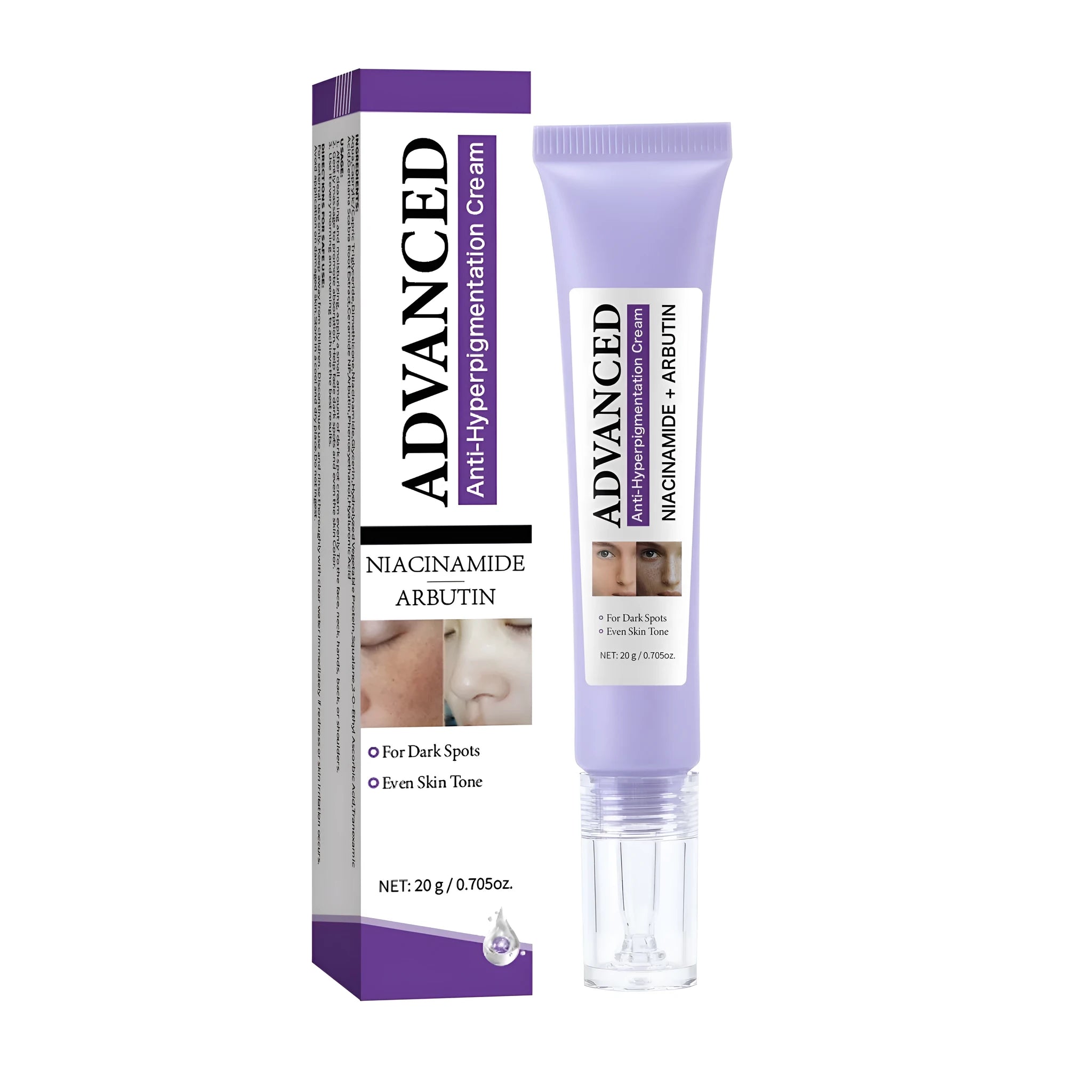 20g jar of anti-pigmentation face cream for women's universal skin type