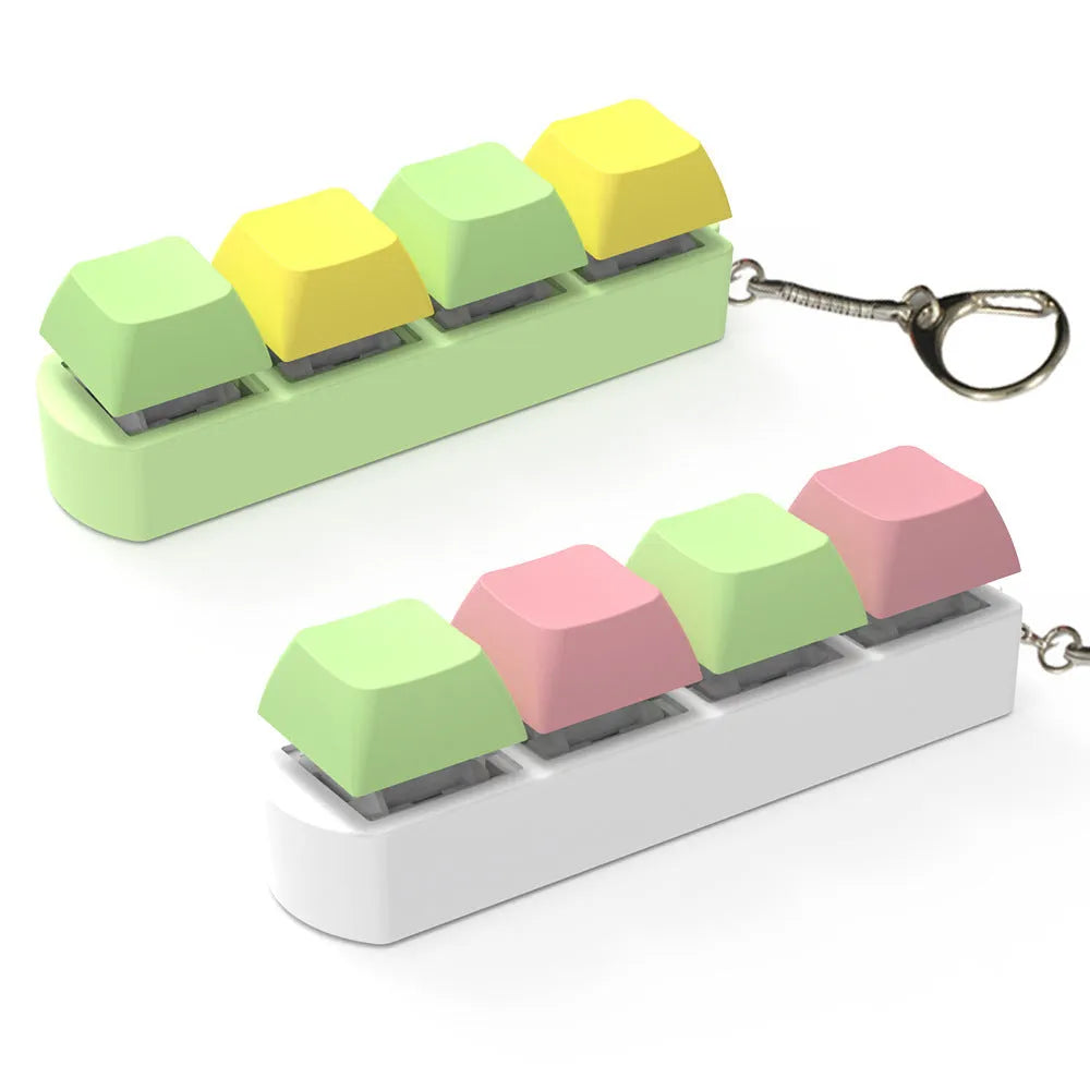 4-key mechanical keyboard switch tester with ABS plastic construction measuring 22x27x85mm