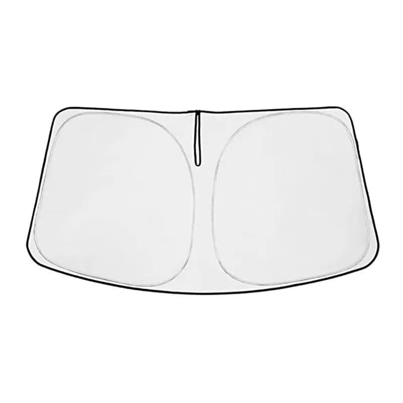 Custom car windshield sunshade for Toyota NOAH XOVY 90 series in silver tape material