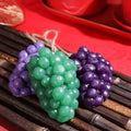 Purple and green grape cluster handmade soap bar weighing 80g