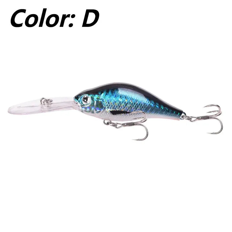 Little Fat Man 10.5cm deep diving hard minnow fishing lure in multiple colour options