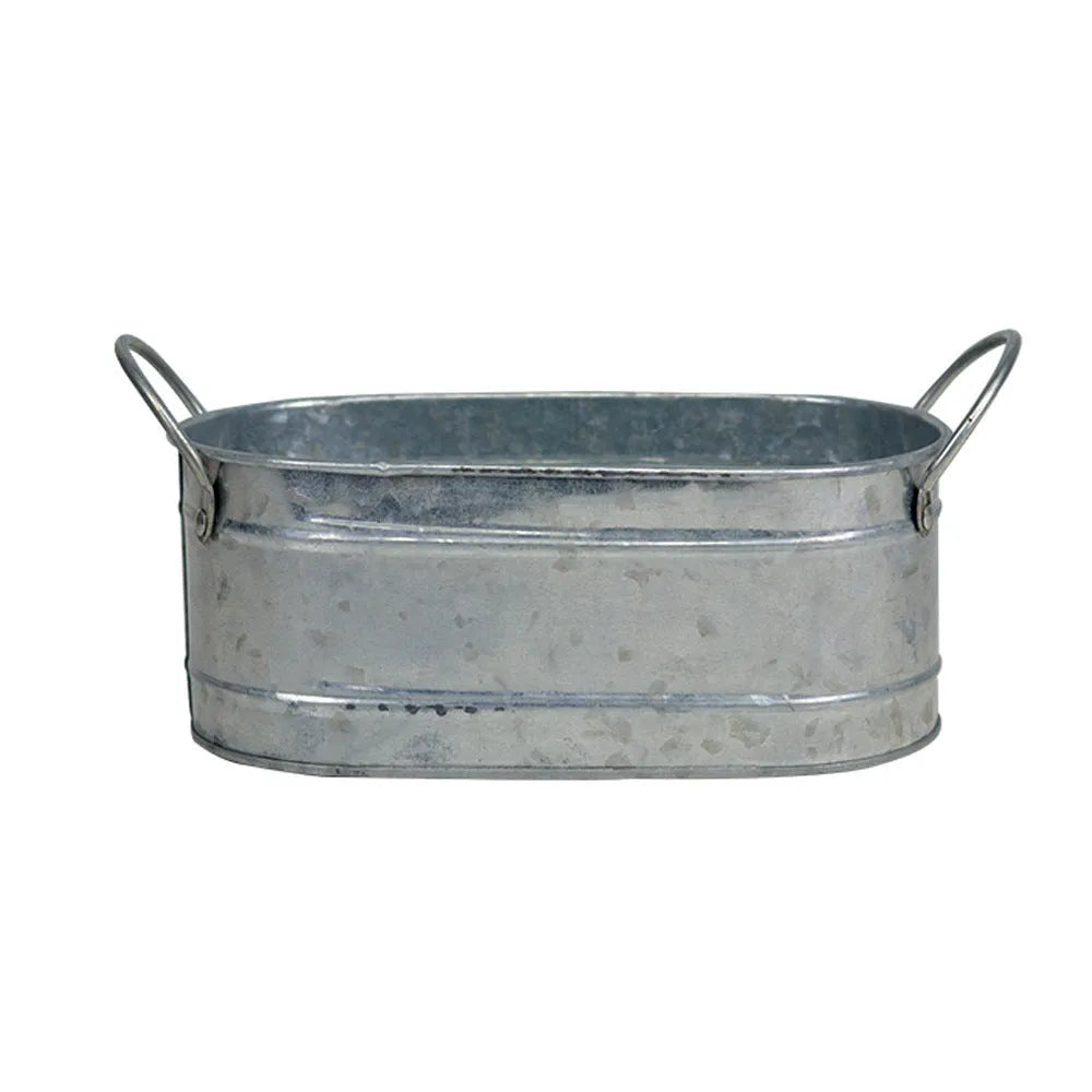 10cm square matte black iron desktop flowerpot for succulents.