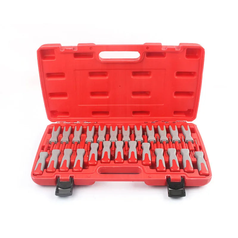 25 piece car terminal removal tool set with storage case for automotive electrical repairs