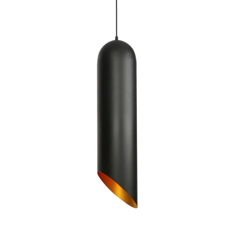 Retro iron art chandelier with matte black D8053 finish for bedroom or living room