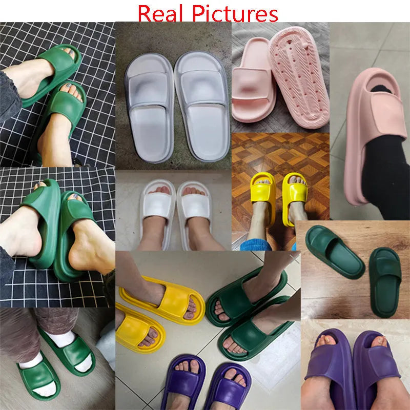 EVA flip flop slippers with thick 3.5cm sole in multiple colour options