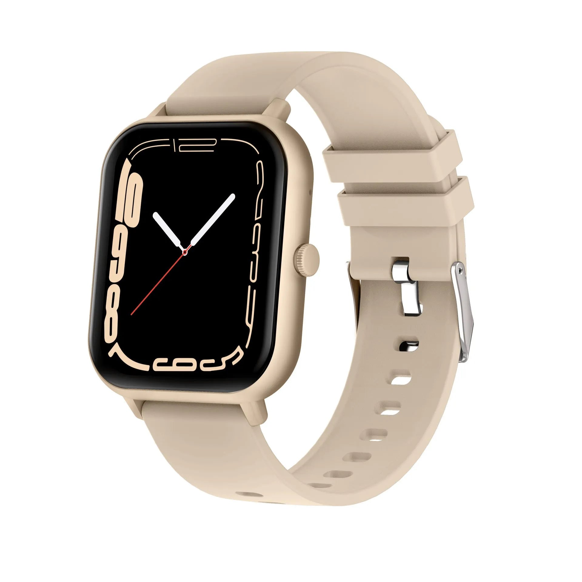 Bluetooth smart watch with AI voice control and heart rate monitoring function in multiple colour options