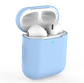 Silicone protective case for compatible Apple AirPods 2 wireless headphones in multiple colour options