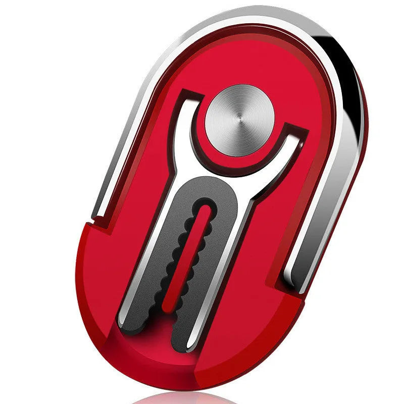 Universal car phone holder mounted on a dashboard, showing a smartphone securely clipped in and angled for viewing.