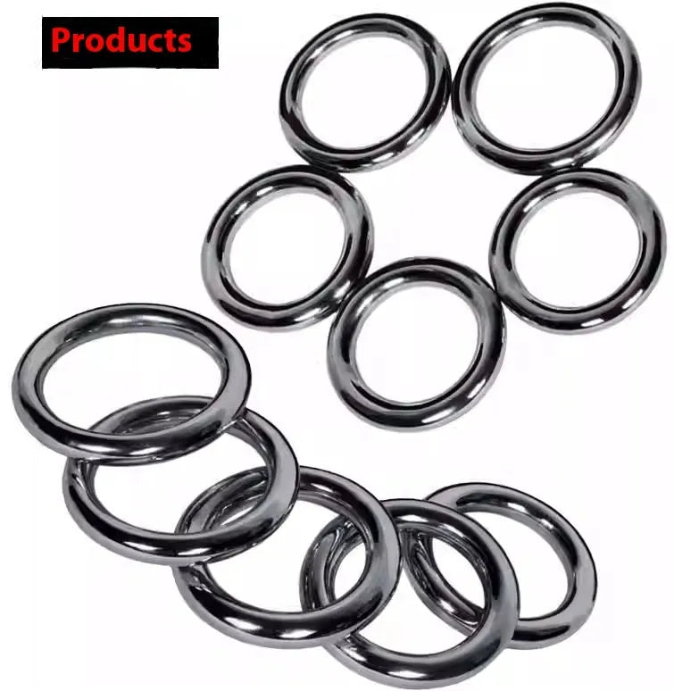 Iron Arm Skill Wing Chun carbon steel power training ring for martial arts grip strength.