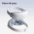 Bluetooth eye moisturising instrument with hot compress massage in purplish grey colour showing compact design