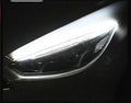 Flexible silicone LED car light strip with daytime running lights and flowing turn signal function