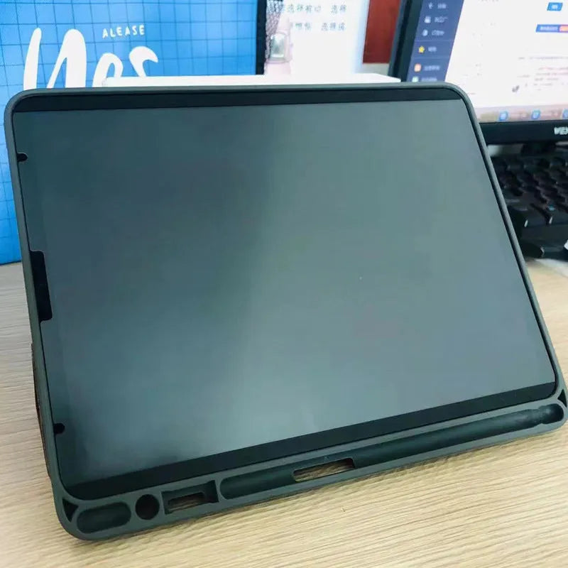 iPad magnetic detachable screen protector 11 inch with alcohol pad and scraper tool