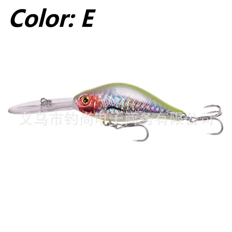 Little Fat Man 10.5cm deep diving hard minnow fishing lure in multiple colour options