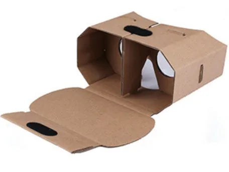 Carton virtual reality glasses for smartphones with 4 to 6 inch screens