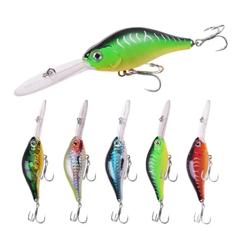 Little Fat Man 10.5cm deep diving hard minnow fishing lure in multiple colour options