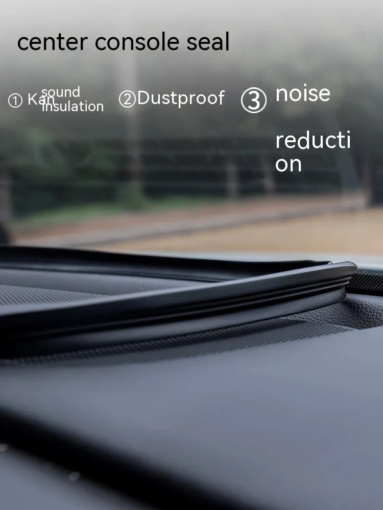 Outlander dashboard silicone sealing strip with six-card slots measuring 1.6 metres