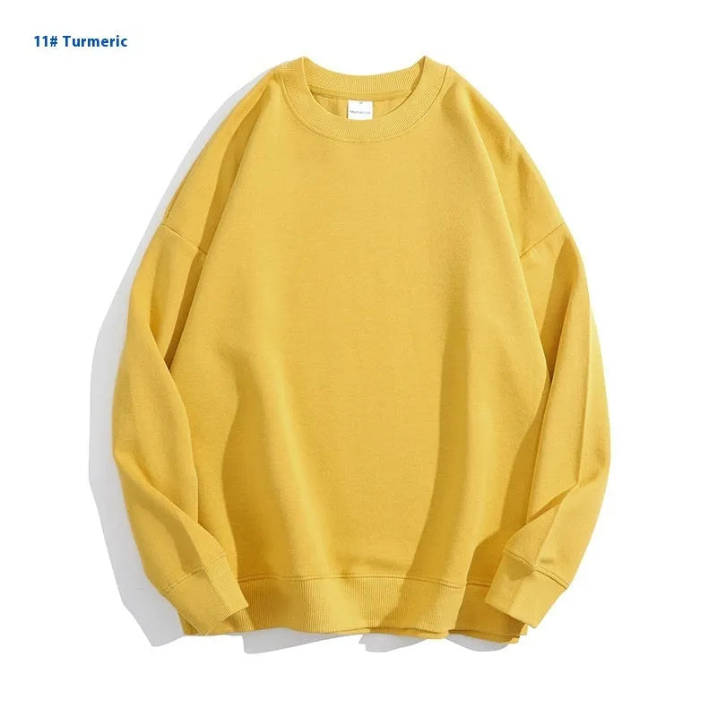 Cotton off shoulder sweater in loose pullover style with long sleeves
