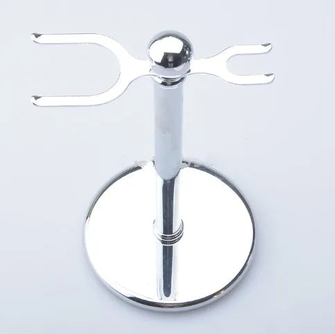 CSB men's shaving set with badger hair brush, chrome razor and stand, zinc alloy bowl, and ten blades.