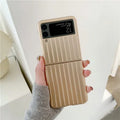 Samsung Z Flip3 ultra-thin flip phone case in solid colours showing front and back views