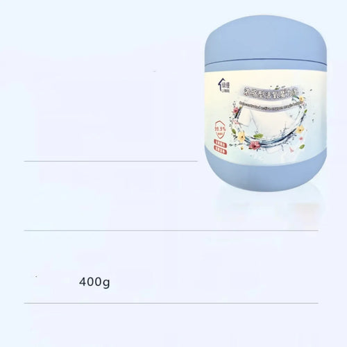 400g bottle of active oxygen bleaching powder for laundry stain removal
