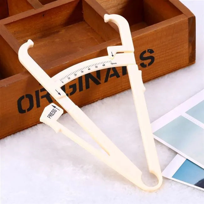 Acrylic fat caliper skin fold thickness meter for body composition measurement