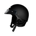 Retro motorcycle helmet in ABS thermoplastic with multiple colour options