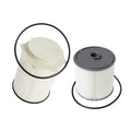 RAM 1500-5500 fuel filter kit showing white diesel filter and oil-water separator element