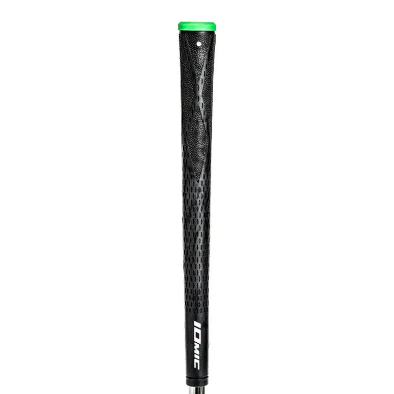 TPE material golf club grip in various colour options including pink, red, blue, white, and black.